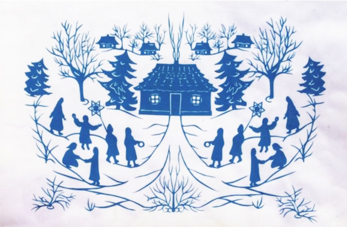 «Різдво». 1990-і рр. Папір, витинання